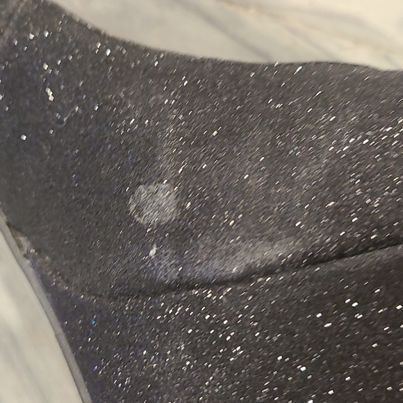 Dollhouse Sparkly Black platform Heels - Picture 7 of 8